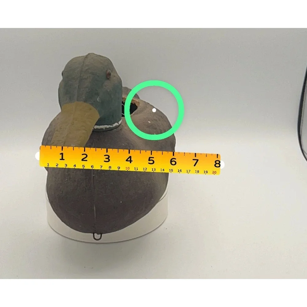 Vintage 1948 Victor Veri-Lite Mallard Decoy –‎ Canvas Over Wire, Lititz PA